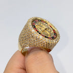 14K Gold Roulette Diamond Ring - additional product view 5