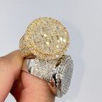 14K Gold 22.3M Circle Diamond Ring - additional product view 2