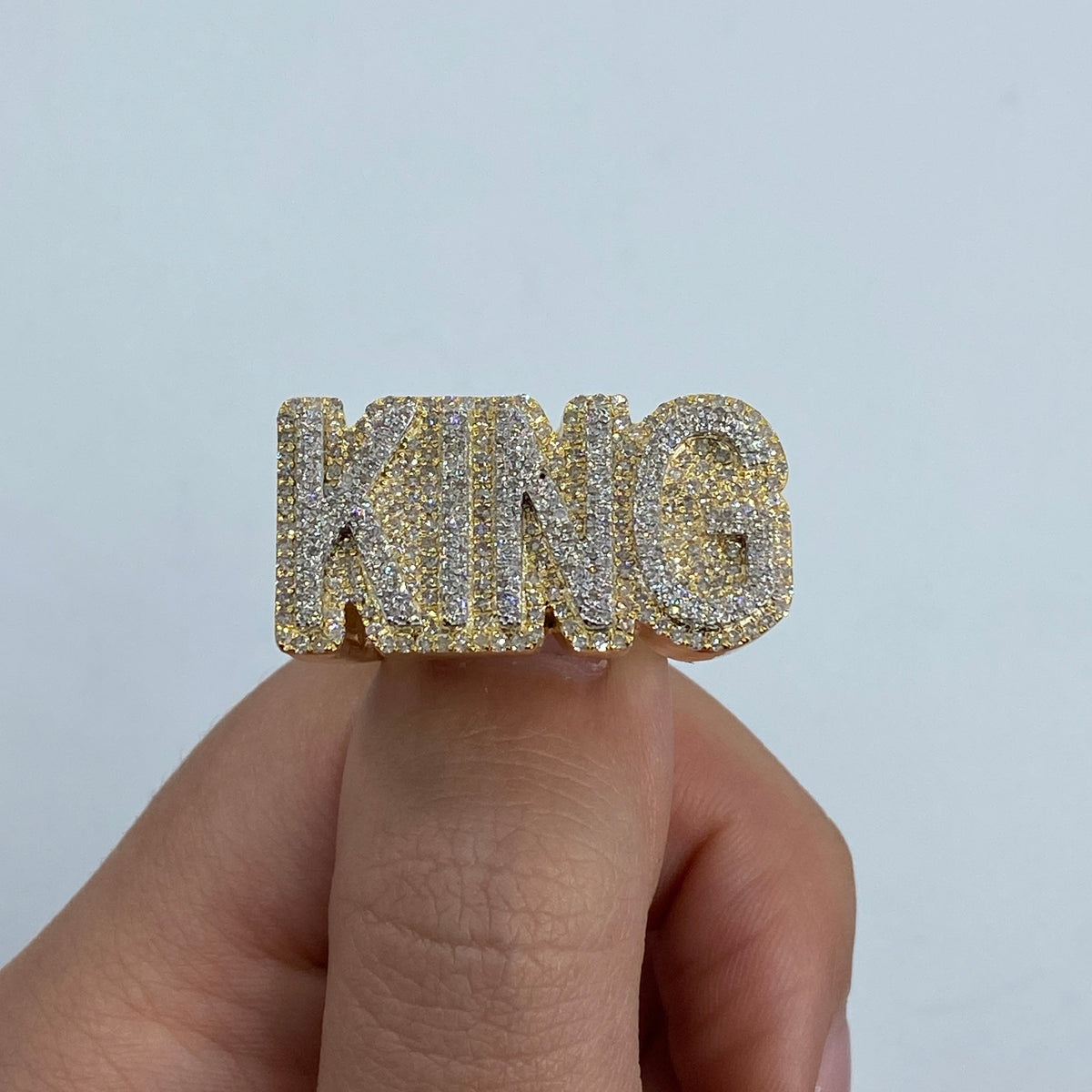 10K Gold King Jumbo Diamond Ring - additional product view 5