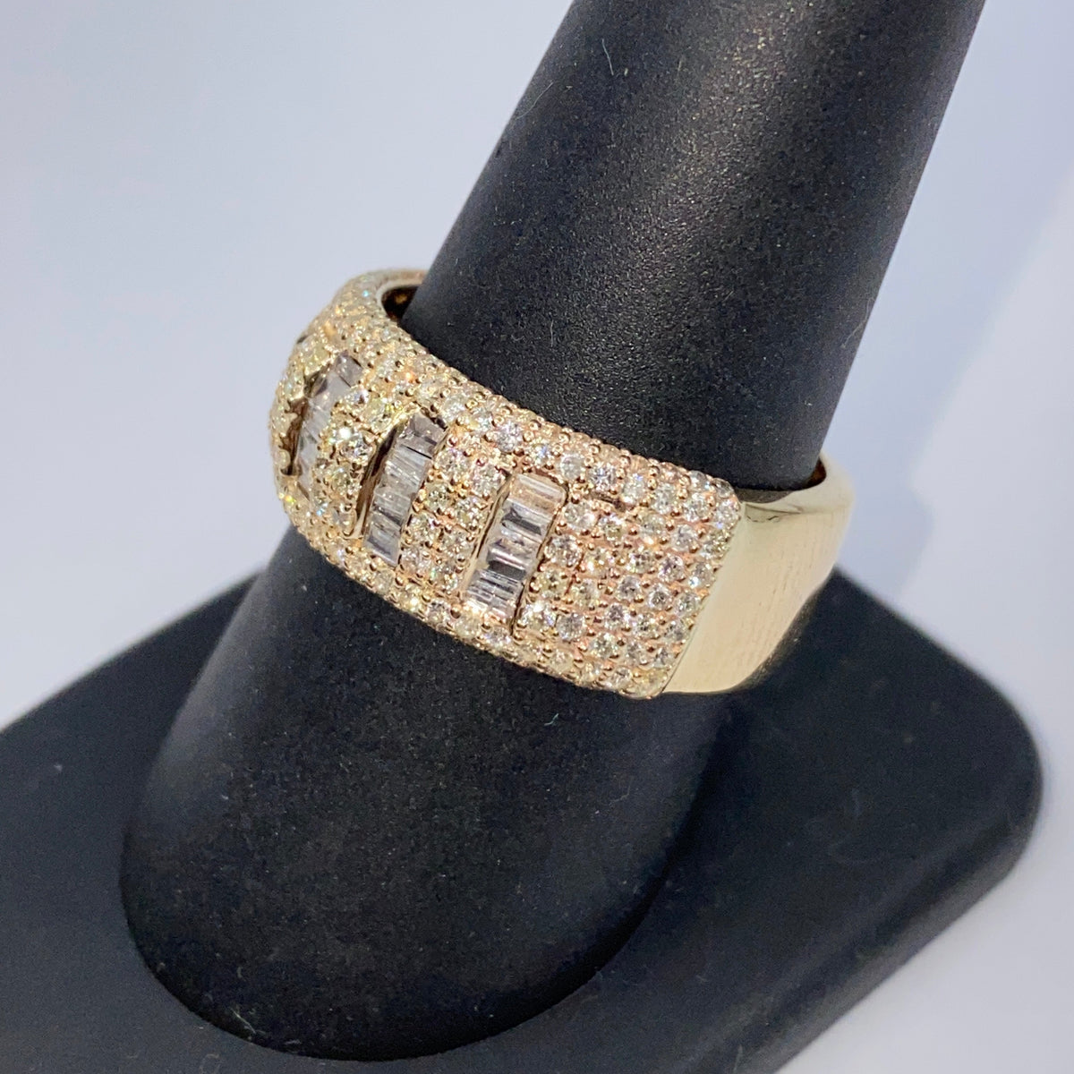 10K Gold Righteous Diamond Baguette Ring - additional product view 6