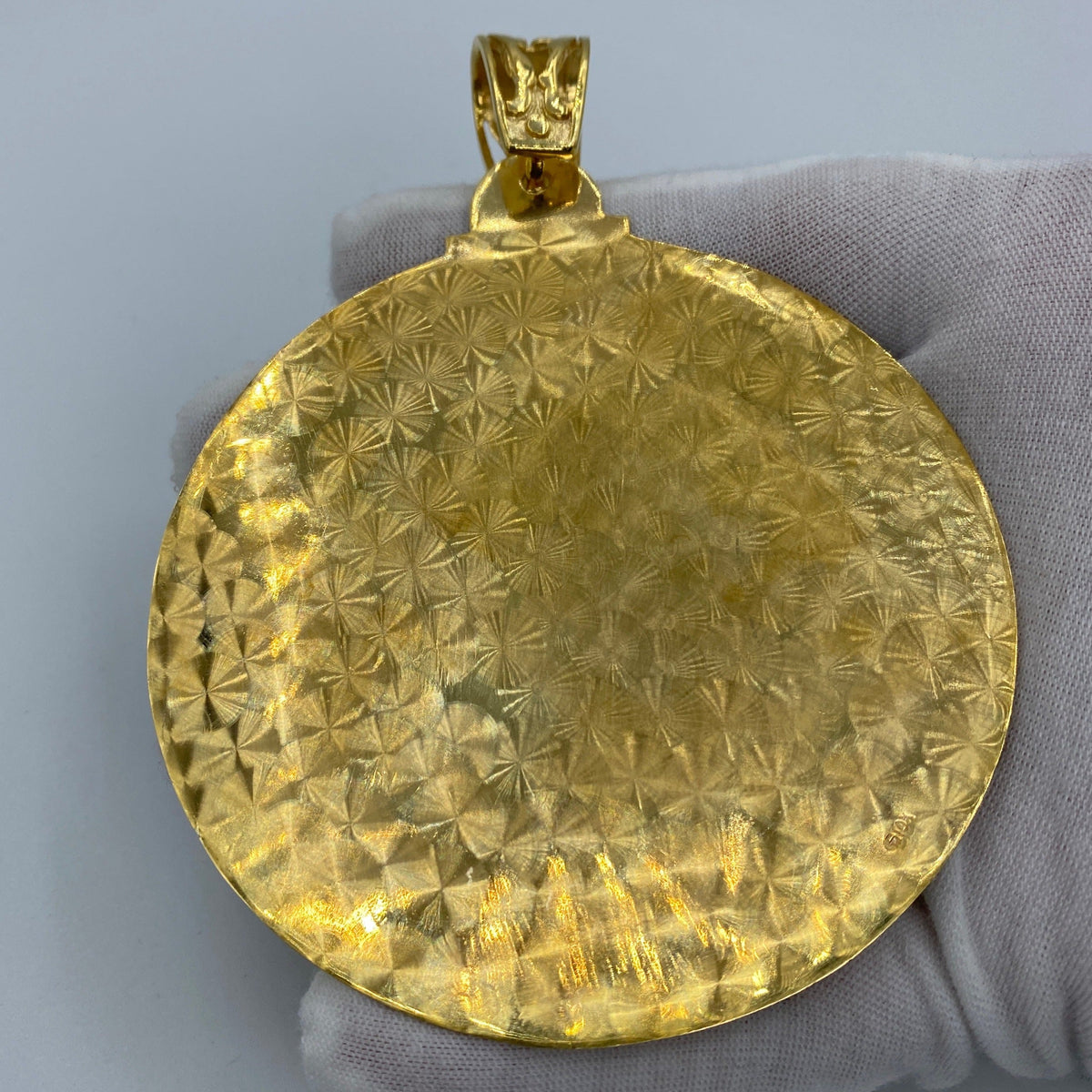 10K Gold Saint Barbara Pendant 4.5 in - additional product view 6