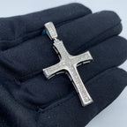 14K Gold Latin Cross Diamond Pendant - additional product view 3