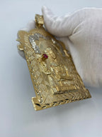 10K Gold Saint Barbara Pendant - 4.5 in - additional product view 6