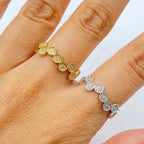 14K Gold Bubble Diamond Ring - additional product view 2