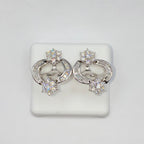 18K Gold Stardust Diamond Baguette Earrings - additional product view 5