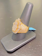 14K Gold Hamsa Diamond Ring - additional product view 3