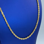 10K Gold 4mm Rope Chain 23 in - additional product view 3