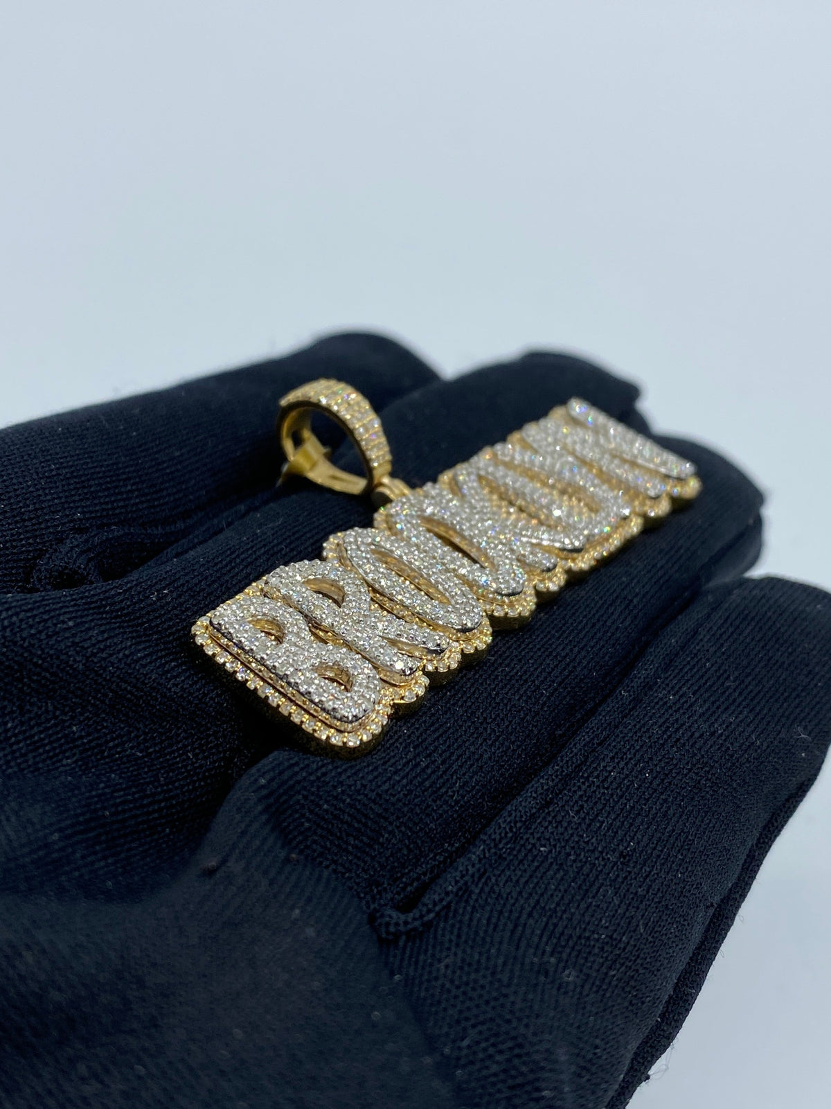 Brooklyn Name Diamond Pendant - additional product view 3
