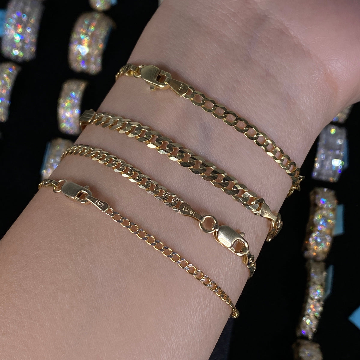 14K Gold Custom Name Plate Baby Bracelet - additional product view 5