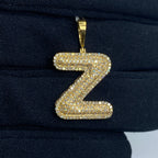 Initial Z Bubble Diamond Pendant - additional product view 2