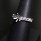 14K Gold 8 Stone Diamond Engagement Ring Setting - additional product view 8