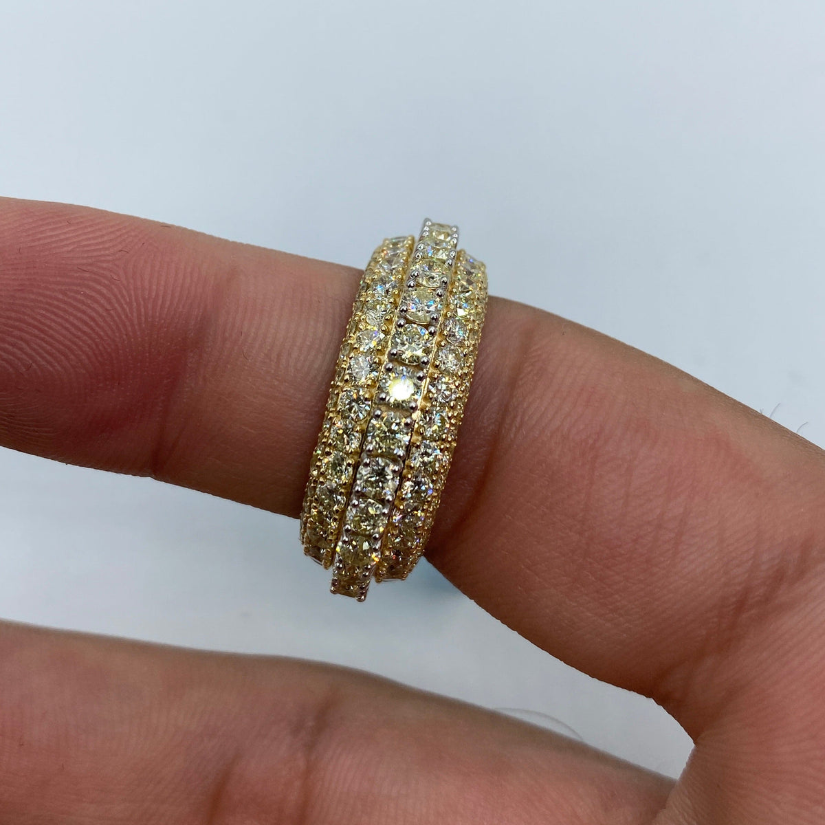 14K Gold California Diamond Ring 5.7 Ct - additional product view 5