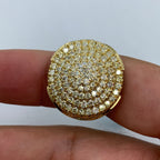 14K Gold California Cake Diamond Ring - additional product view 2