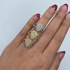 14K Gold Cherish Halo Pear Diamond Engagement Ring - additional product view 2