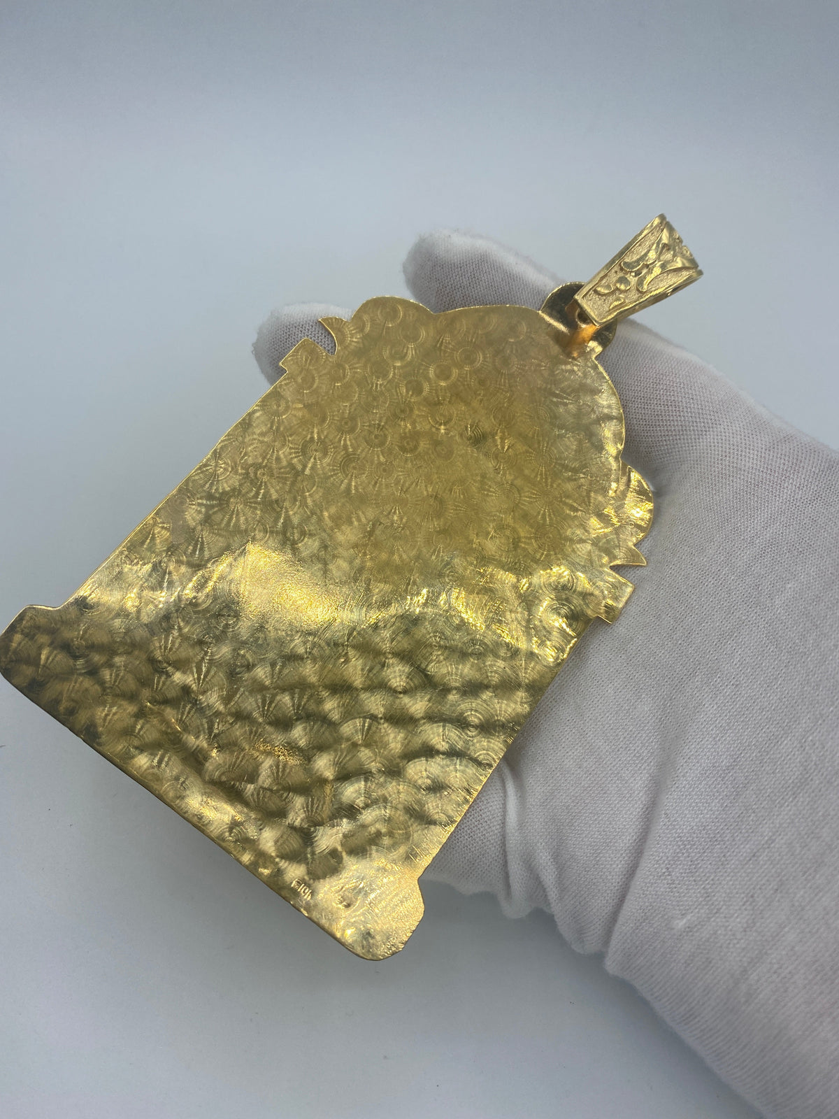 10K Gold Saint Barbara Pendant 5 in - additional product view 5