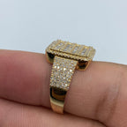 14K Gold Rectangle Baguette Diamond Ring 1.9 Ct - additional product view 5