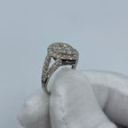 14K Gold Pear Shape Diamond Engagement Ring - additional product view 5