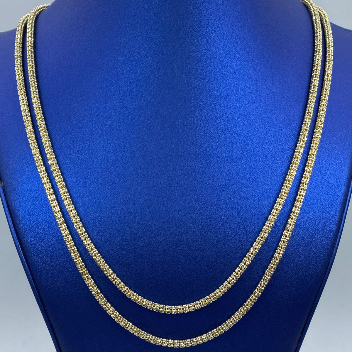 10K Gold 4.3mm Ice CZ Chain 22–24 in - additional product view 2