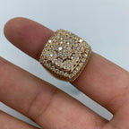 14K Gold Rose Jumbo Diamond Ring - additional product view 2