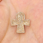 14K Gold Robyn Ankh Diamond Pendant - additional product view 5