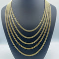 14K Gold 5mm Miami Cuban Link Chain 18–26 in, 18" - close-up product photo