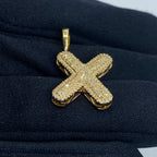 Initial X Bubble Diamond Pendant - additional product view 3