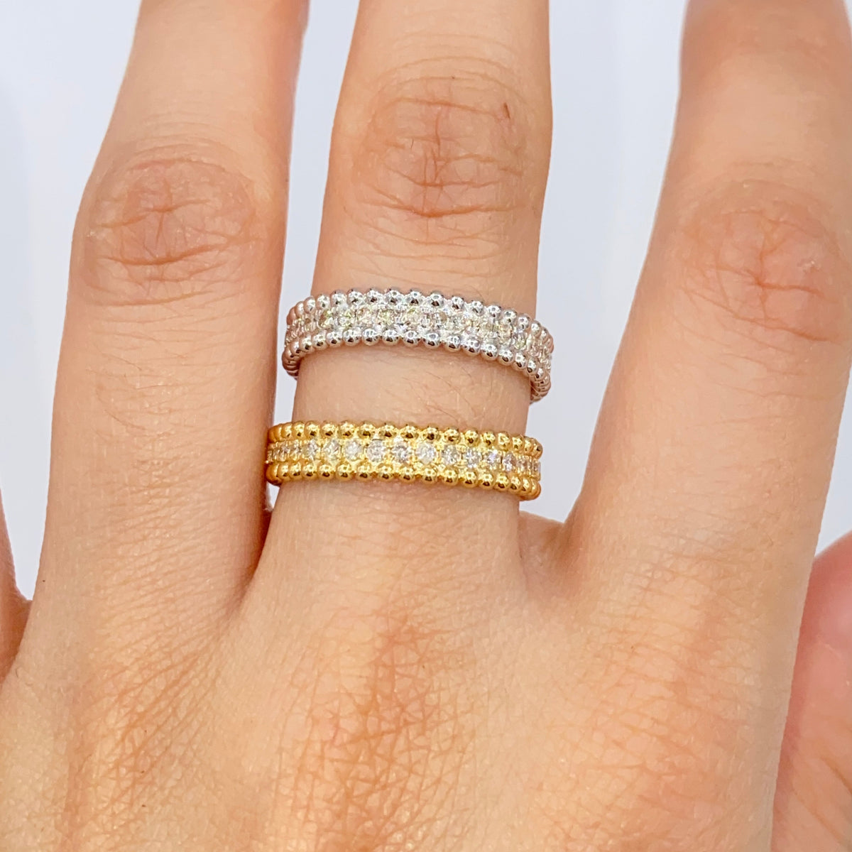 14K Gold Royal Diamond Band Ring - additional product view 3