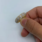 14K Gold Small Flower Diamond Ring - additional product view 2