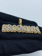 Brooklyn Name Diamond Pendant - additional product view 4