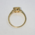 14K Gold Square Diamond Baguette Engagement Rings - additional product view 7