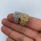 14K Gold Square Engagement Diamond Ring - additional product view 5