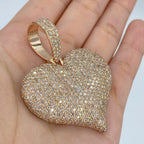 14K Jumbo Lana Heart Diamond Pendant - additional product view 4