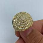 14K Gold California Cake Diamond Ring - additional product view 4