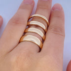 14K Solid Yellow Gold Band Ring - additional product view 3