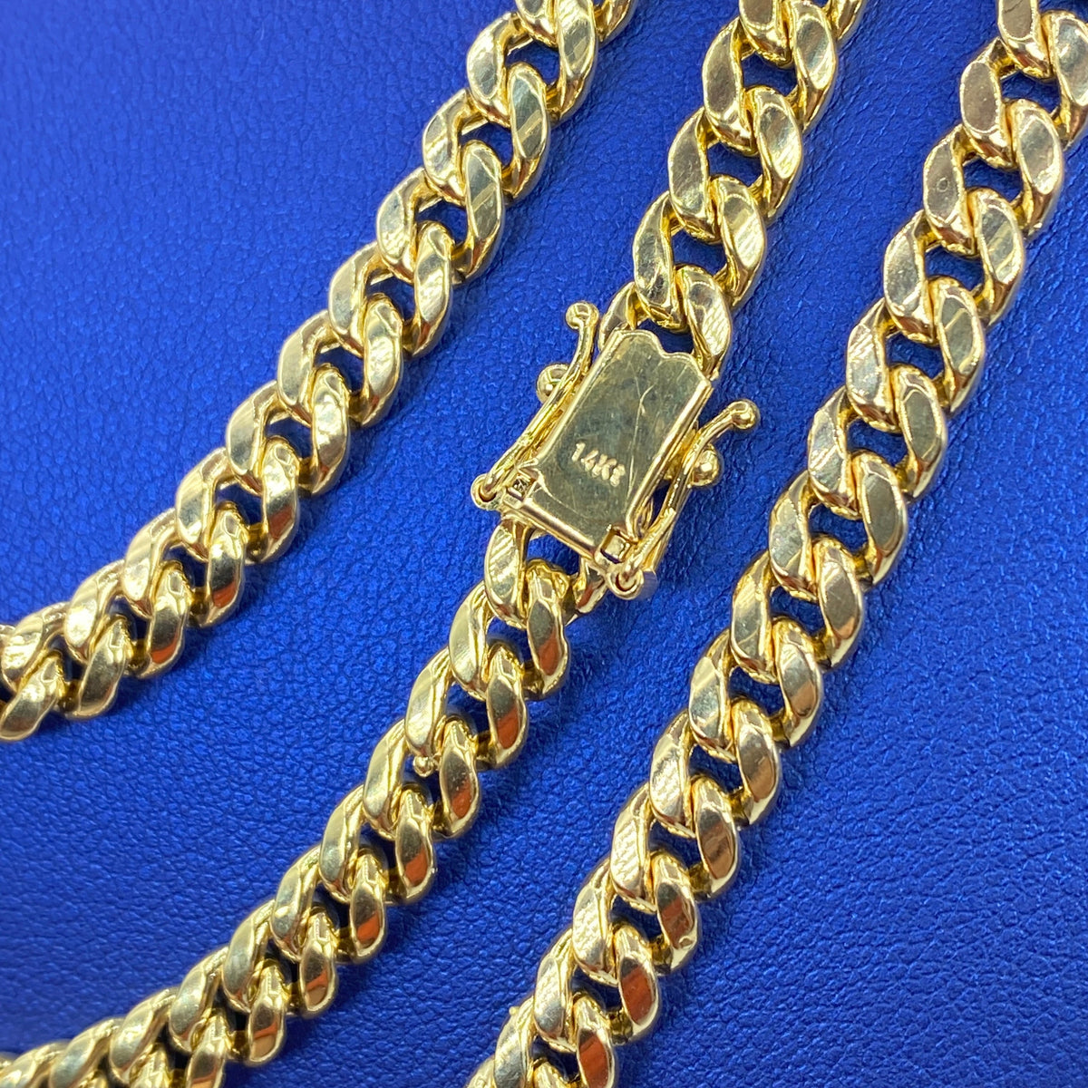 14K Gold 6mm Cuban Link Chain 20–24 in - additional product view 3