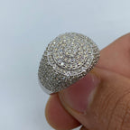 14K Gold American Prince Diamond Ring in white gold - close-up product photo