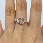 14K Gold Heart Infinity Diamond Ring - additional product view 6