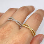 14K Gold Infinity Diamond Ring - additional product view 5