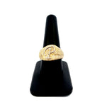 10K Gold Bubble Script Initial Diamond Ring - additional product view 20