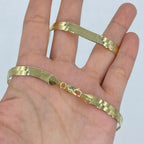 10K Gold 6mm Herringbone Chain 16 in - additional product view 3