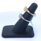 14K Gold Circle Baguette Diamond Ring - additional product view 4
