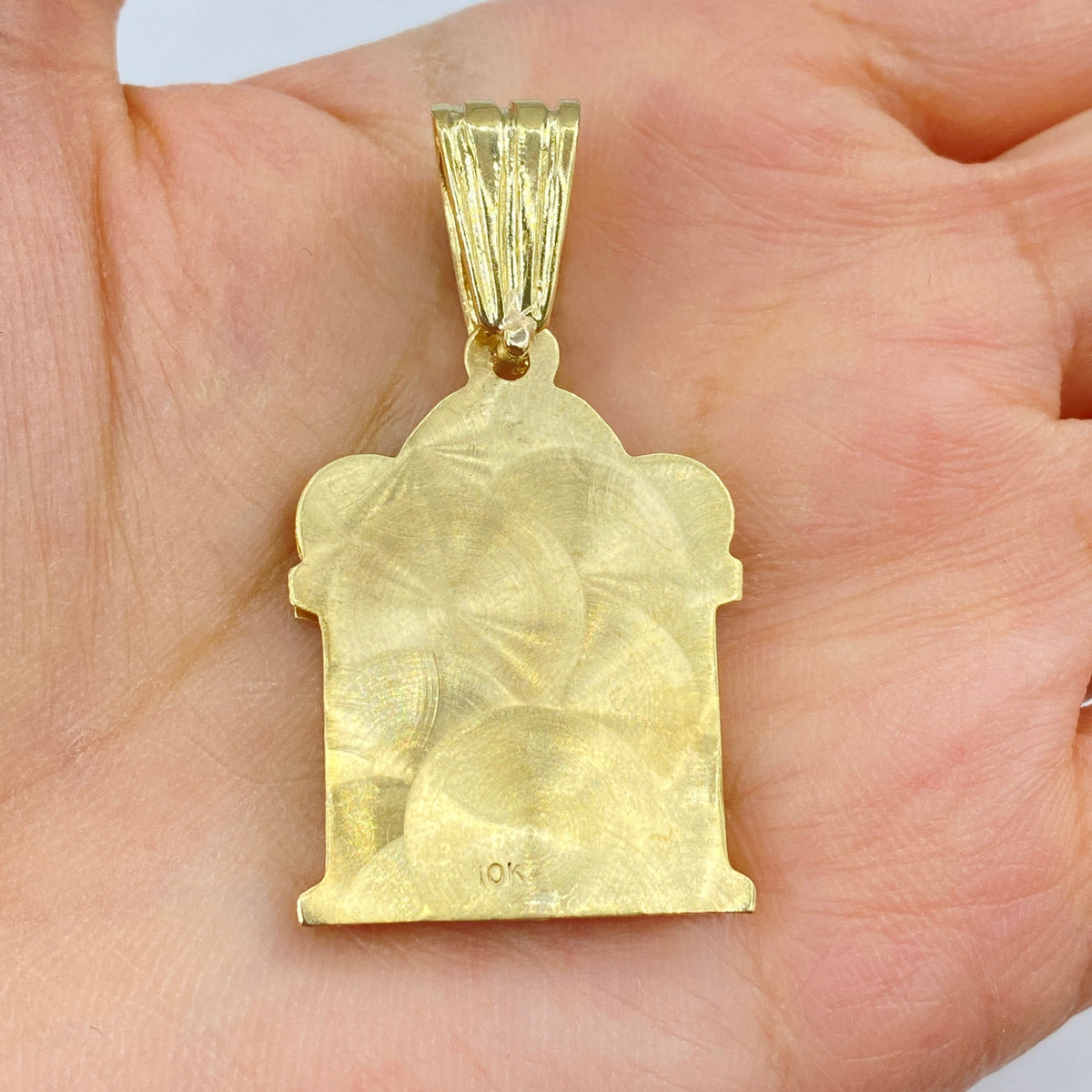 10K Teatro Puerto Rico Flag Pendant - additional product view 4