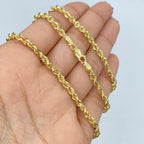 14K Yellow Gold Rope Bracelet 7 in - additional product view 3