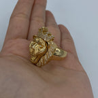 14K Gold King of the Jungle Diamond Ring - additional product view 6