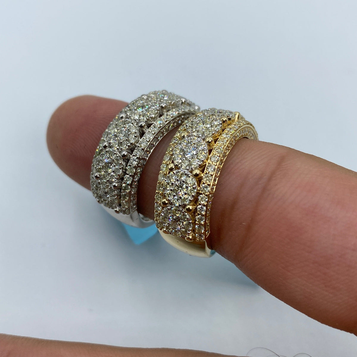 14K Gold Flower Diamond Ring - additional product view 6