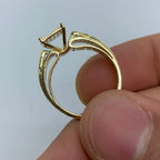 10K Gold Athena Diamond Engagement Ring - additional product view 6