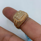 14K Gold London Square Diamond Ring - additional product view 7