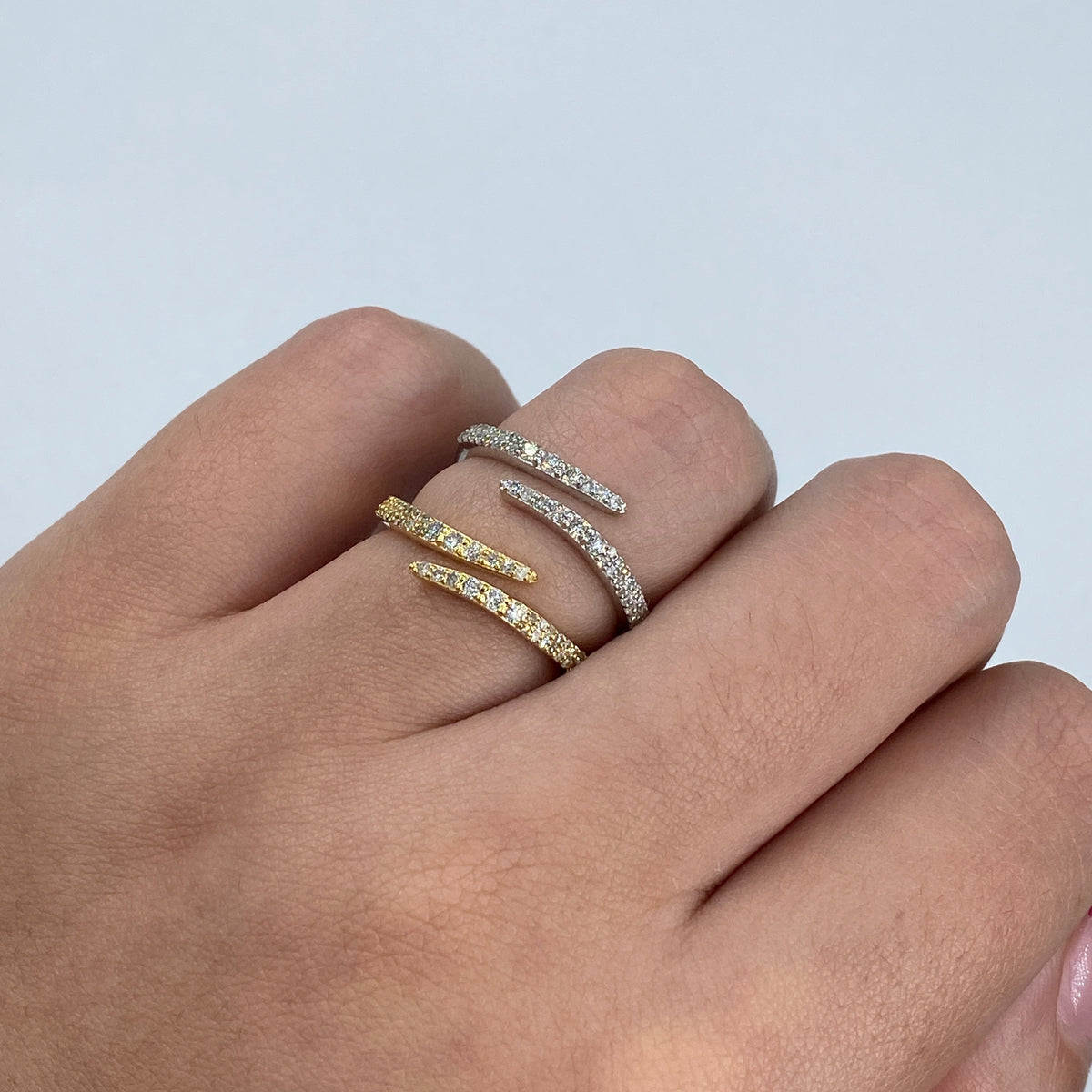 14K Gold Wrap Diamond Ring - additional product view 2