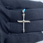 14K Gold Nail Cross Diamond Pendant - additional product view 2