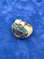 14K Gold Diamond Cookie Monster Ring - additional product view 5